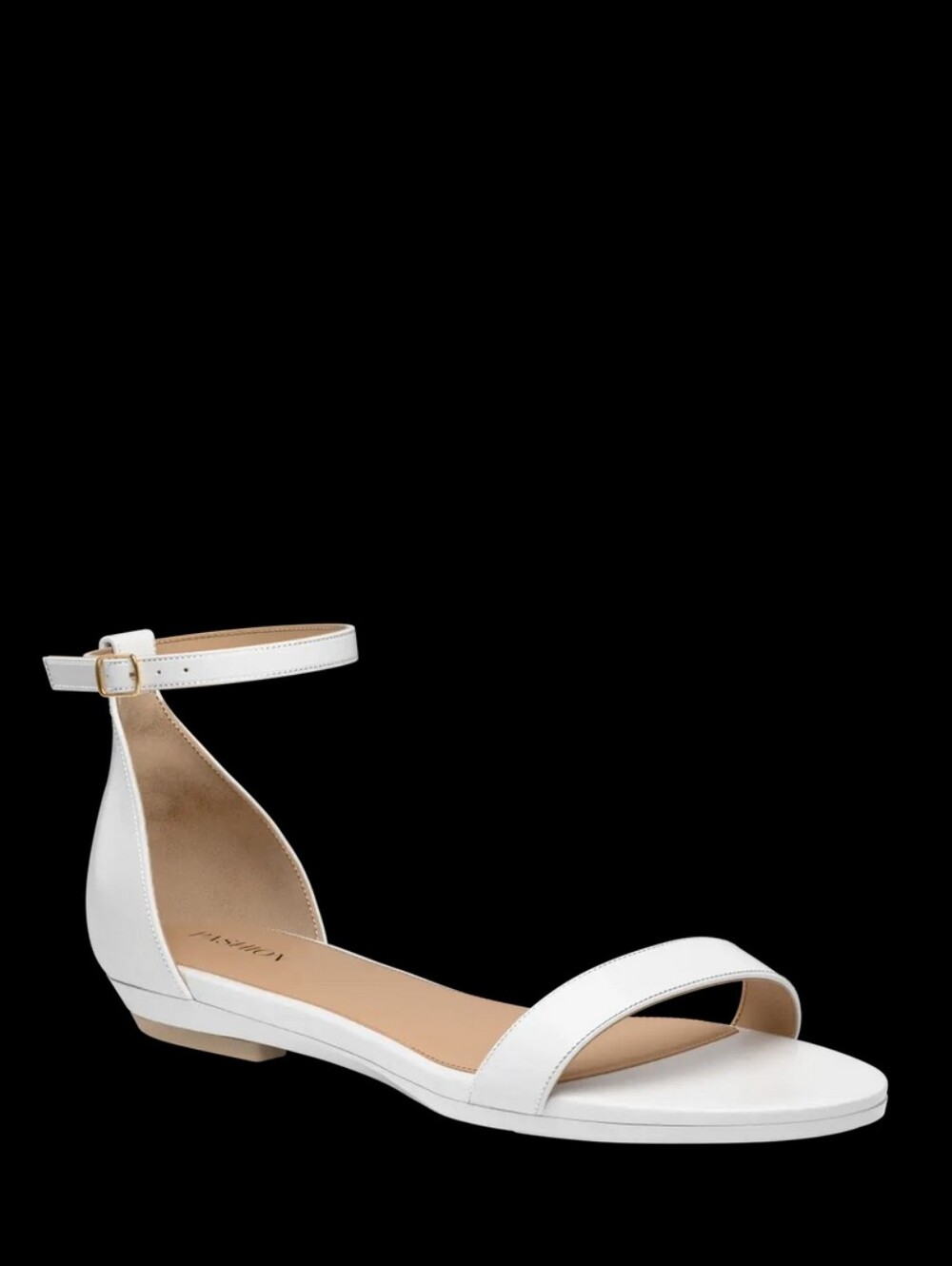 Pashion Footwear The Pashionista - White Leather Size 8